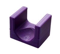 Ergonomic 5D Nail Art Holder Tool Soft Coating Printing Technology Velvet Surface Nail Holder for Creative Manicure Application