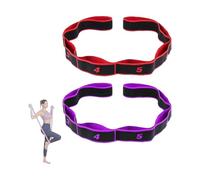 Ergonomic 8 Sections Dance Resistance Band Dance Stretching Belt Exercise Pull Strap with Number Easy to Use with Number