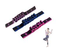 Ergonomic 8 Sections Dance Resistance Band Dance Stretching Belt Exercise Pull Strap with Number Easy to Use with Number