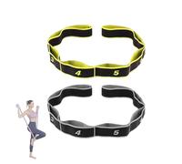 Ergonomic 8 Sections Dance Resistance Band Dance Stretching Belt Exercise Pull Strap with Number Easy to Use with Number