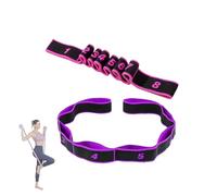 Ergonomic 8 Sections Dance Resistance Band Stretching Belt Exercise Pull Strap with Number Easy to Use Sections Resistance Band