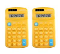 Ergonomic 8Digit Desktop Calculator LCD Display Portable for Daily Calculations Keypad Calculators Easy to Read Number LCD Display Calculator