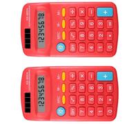 Ergonomic 8Digit Desktop Calculator LCD Display Portable for Daily Calculations Keypad Calculators Easy to Read Number LCD Display Calculator