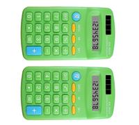 Ergonomic 8Digit Desktop Calculator LCD Display Portable for Daily Calculations Keypad Calculators Easy to Read Number LCD Display Calculator