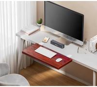 Ergonomic Adjustable Desk Extension Plate, No Drill, Clip-On Drawer Support, L-Shaped Computer Arm for Home, Sizes 20/30/40/60/80/100/120 cm