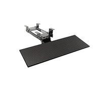 Ergonomic Adjustable Under Desk Keyboard & Mouse Tray - Space-Saving Platform for Home Office Comfort & nization - Perfect for Gamers & Professionals