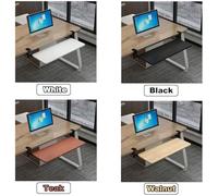 Ergonomic Adjustable Under-Desk Keyboard Tray - Sliding Platform Extender for Comfort & Productivity - Reduce Hand & Shoulder Fatigue - Ideal for Office Use