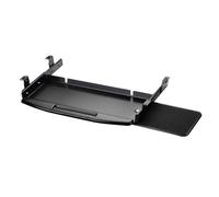 Ergonomic Adjustable Under-Desk Keyboard Tray with Wooden Drawer - Space-Saving Keyboard Shelf for Home & Office Boost Comfort & Productivity Perfect for Office Furniture.