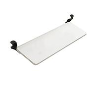 Ergonomic Adjustable Under-Desk Keyboard Tray with Wrist Support - Expandable Keyboard Platform & Storage Shelf for Improved Workspace Organization & Comfort
