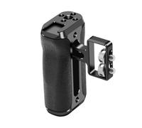 Ergonomic Aluminum Alloy Camera Side Handle Cage Hand Grip Featuring Cold Shoe Mounts and Nonslip Silicone Grip