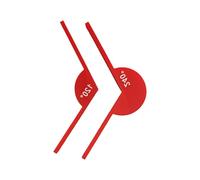 Ergonomic Angle Protractor with Mark Scale Geometry Tool and Math Assistant Student Measuring Tool