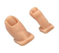 Ergonomic Artificial Toe Set for Multi Styles Nails Art Creation and Beauty Academys Training Realistic Fake Toes for Nails Training