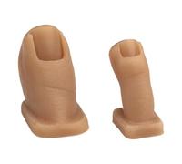 Ergonomic Artificial Toe Set for Multi Styles Nails Art Creation and Beauty Academys Training Realistic Fake Toes for Nails Training