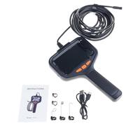 Ergonomic Automotive Inspection Camera With Flexible Cable Handheld Borescope Camera For Narrow Space Diagnostics Waterproof Pipe Inspection Endoscope