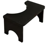 Ergonomic Bamboos Toilet Step Stool With Sturdy Base For Bathroom And Comfortable Postures Daily Use Space Saving Toilet Foot Stool With Ergonomic Designs