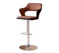 Ergonomic Bar Stools without Arms - High Kitchen Island Chairs with Backrest, Swivel Breakfast Bar Seating, Modern Dining Stools with Footrest for Home and Kitchen Use.