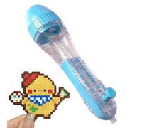 Ergonomic Bead Dispenser Pen - Automatic Press Craftmaker, Bead Art Tool for Children, Christmas Craft Project Pen, Easy to Use Bead Pen with Comfortable Push Grip | Funny