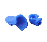 Ergonomic Bow Grip Trainer Pinky Support Blue | Fits child to adult hands, one size design, no adjustments needed for growth