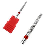 Ergonomic Carbides Nails Grinding Head Alloy Cuticle Remover for Salon Manicure Smooth Cuticle Removal Steel Nail Drill Bits