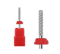 Ergonomic Carbides Nails Grinding Head Alloy Cuticle Remover For Salon Manicure Smooth Cuticle Removal Steel Nail Drill Bits
