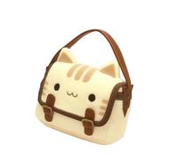 Ergonomic Cats Shaped Plush Handbag Top Handle Bag Creative Office Handbags Soft Work Bags For Women And Students Cute Cats Plush Bag