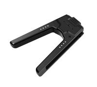 Ergonomic Charging Handle Controller Charging Grip with LED Light USB C Port White/Black