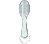 Ergonomic Children Hairbrush Set, Comb and Brush with Storage, Green-Blue