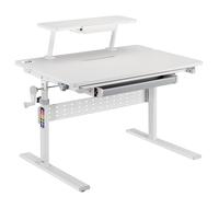 Kids Ergonomic Desk with Height Adjustment Desktop Tilt Book Holder Adjustable