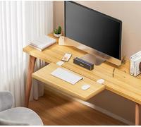 Ergonomic Clip-On Keyboard Extension Tray for Home - 20/30/40/60/80/100/120 cm - No Drilling Required - Kaki Color (20 x 100 cm)