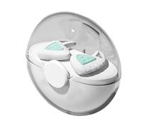 Ergonomic Comfortable Noise Reduction Earplugs in Soft Silicone Suitable for Peaceful Sleep and Quiet Environment 1 Pair Reusable Hearing Protective