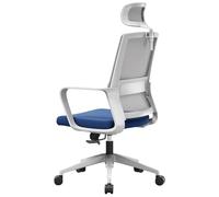 Ergonomic Comfy Desk Chair, Swivel Executive Task Chair with Adjustable Headrest and Lumbar Support, Two-way Breathable Mesh, Video Gaming Chair for Office/Home