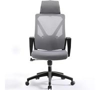 Ergonomic Computer Chair - Breathable Mesh Office Chair with Headrest, Height Adjustable, 360° Swivel, Supports Up to 330lbs, Ideal for Home & Office Use
