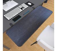 Ergonomic Computer Desk with Solid Wood Armrest & Mouse Tray - Foldable Home Office Extension, Stylish & Functional Design