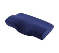 Ergonomic Contoured Memory Foam Pillow With Neck And Breathable Bamboos Fiber Cover Contouring Pillow