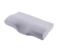 Ergonomic Contoured Memory Foam Pillow With Neck And Breathable Bamboos Fiber Cover Contouring Pillow