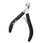 Ergonomic Cuticle Nipper With Rubber Handle Trimmer Professional Manicure Tool For Nails Care Full Jaw Cutter