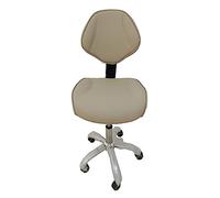 Ergonomic Dental Saddle Chair with Back Support - Rolling Stool for Dentists, Tattoo Artists, and Salon Professionals, Comfortable Seating Solution