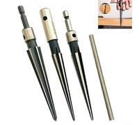 Ergonomic Design 516mm Taper Reamer for Efficient Deburring of Pin Holes, Suitable for Various Applications (Round handle 5-16mm)