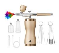 Ergonomic design for precise sprayers on multiple surfaces including electric airbrush kit models and handmade metal sprayers