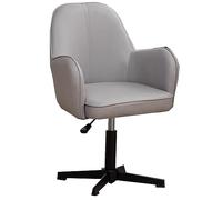 Ergonomic Desk Chair with Adjustable Height, 360° Swivel, PU Leather, Mid Back Design for Comfort & Support, Home Office Task Chair