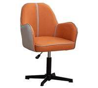 Ergonomic Desk Chair with Adjustable Height, 360° Swivel, PU Leather, Mid Back Design for Comfort & Support, Home Office Task Chair