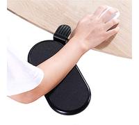 Ergonomic Desk Clamp On Mouse Platform Extension Attachable Elbow Arm Rest Mouse Pad Tray Under Desk (Small Tray)