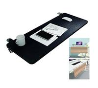 Ergonomic Desk Extender for Computer, Adjustable Mouse Tray, 90° Folding Keyboard Shelf, Wooden K-Support Arm for Office Elbow Comfort