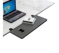 Ergonomic Desk Extender Keyboard Tray Adjustable Horizontal Alignment Computer Desktop Extension with Metal Foldable Bracket for Study & Office 75x25cm/29.5x9.8in