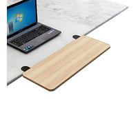 Ergonomic Desk Extender Keyboard Tray Horizontal Alignment Computer Desktop Extension with Metal Foldable Bracket for Study & Office 65x25cm/25.5x9.8in