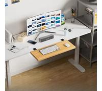 Ergonomic Desk Extender Tray - Clip-on Foldable Keyboard Extension for Comfortable Work Study & Gaming - Enhance Productivity & Space Efficiency
