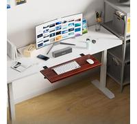 Ergonomic Desk Extender Tray - Foldable Clip-on Keyboard Extension for Comfortable Work Study and Gaming - Enhance Productivity and Space Efficiency