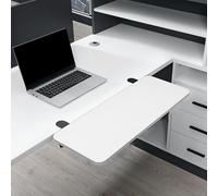 Ergonomic Desk Extension Clamp Adjustable 90° Folding Keyboard Tray for Home Office & Gaming - Boost Workspace Comfort Productivity & Efficiency
