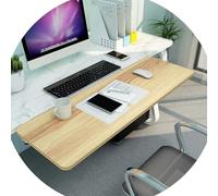 Ergonomic Desk Extension Tray - Clamp-Free Keyboard Shelf with 90° Foldable Armrest Elbow Support Wooden Office Accessory for Ultimate Comfort & Productivity Boost