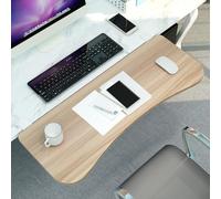 Ergonomic Desk Extension with 90° Foldable Design Space-Saving Keyboard Tray & Armrest Support for Comfortable Computer Setup & Enhanced Productivity